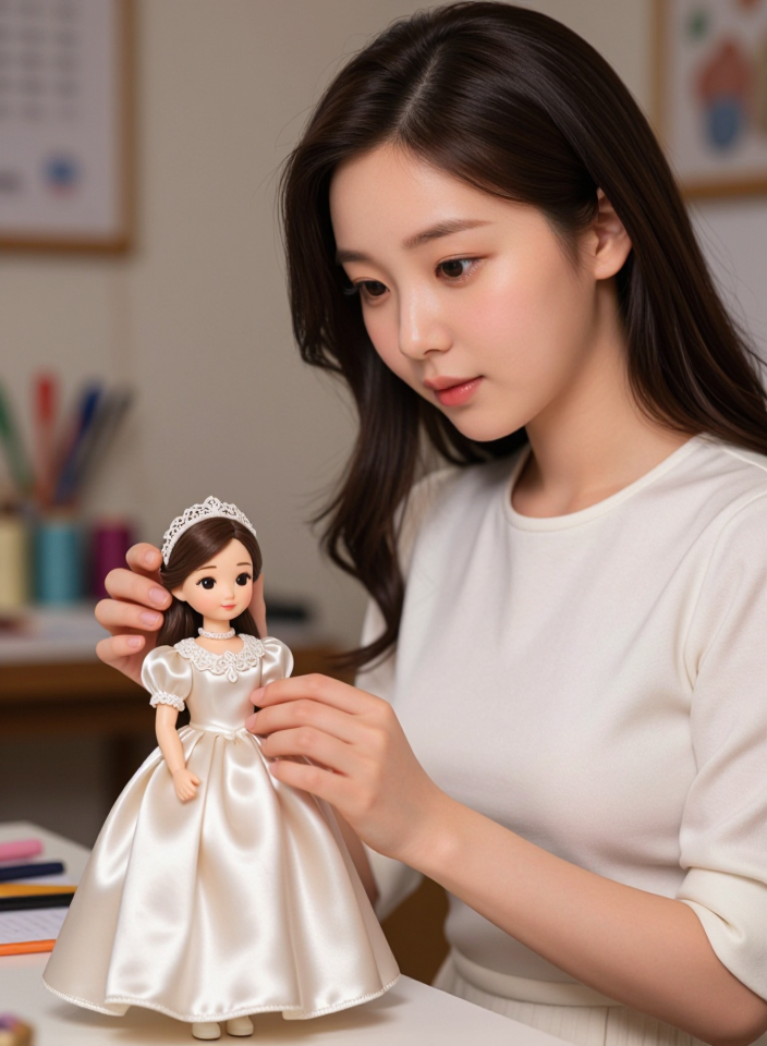 인형 옷 입히기